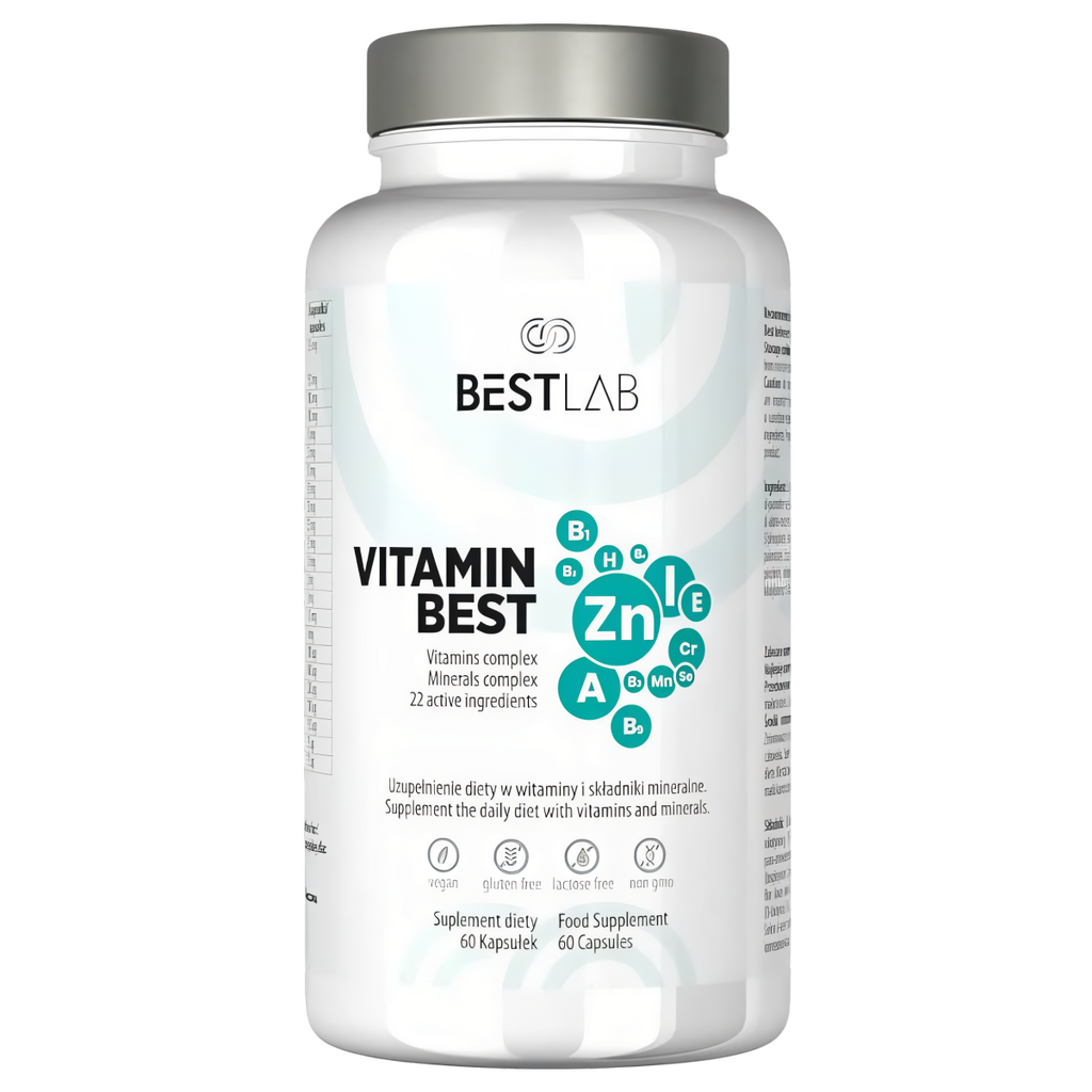 VitaMinBest Best Lab - Kompleks witamin i składników mineralnych - 60 kapsułek