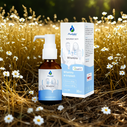 Witamina A+E Avitale w kroplach Aliness – 30 ml (600 porcji)