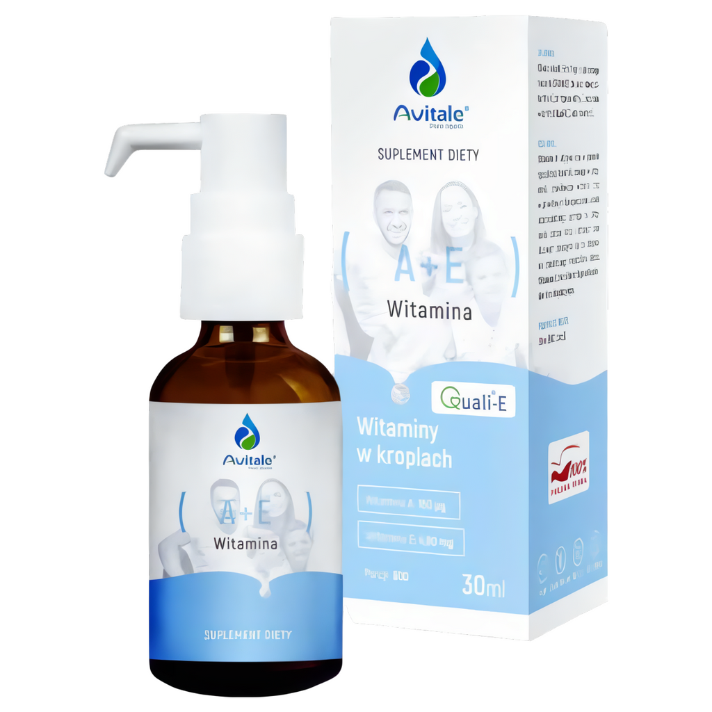 Witamina A+E Avitale w kroplach Aliness – 30 ml (600 porcji)