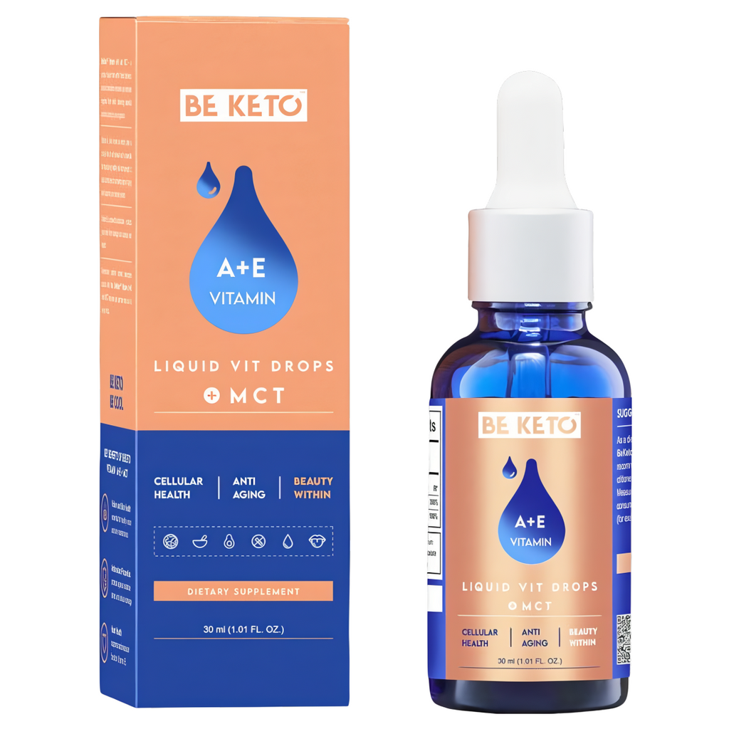 Witamina A+E z olejem MCT w kroplach BeKeto - 30 ml