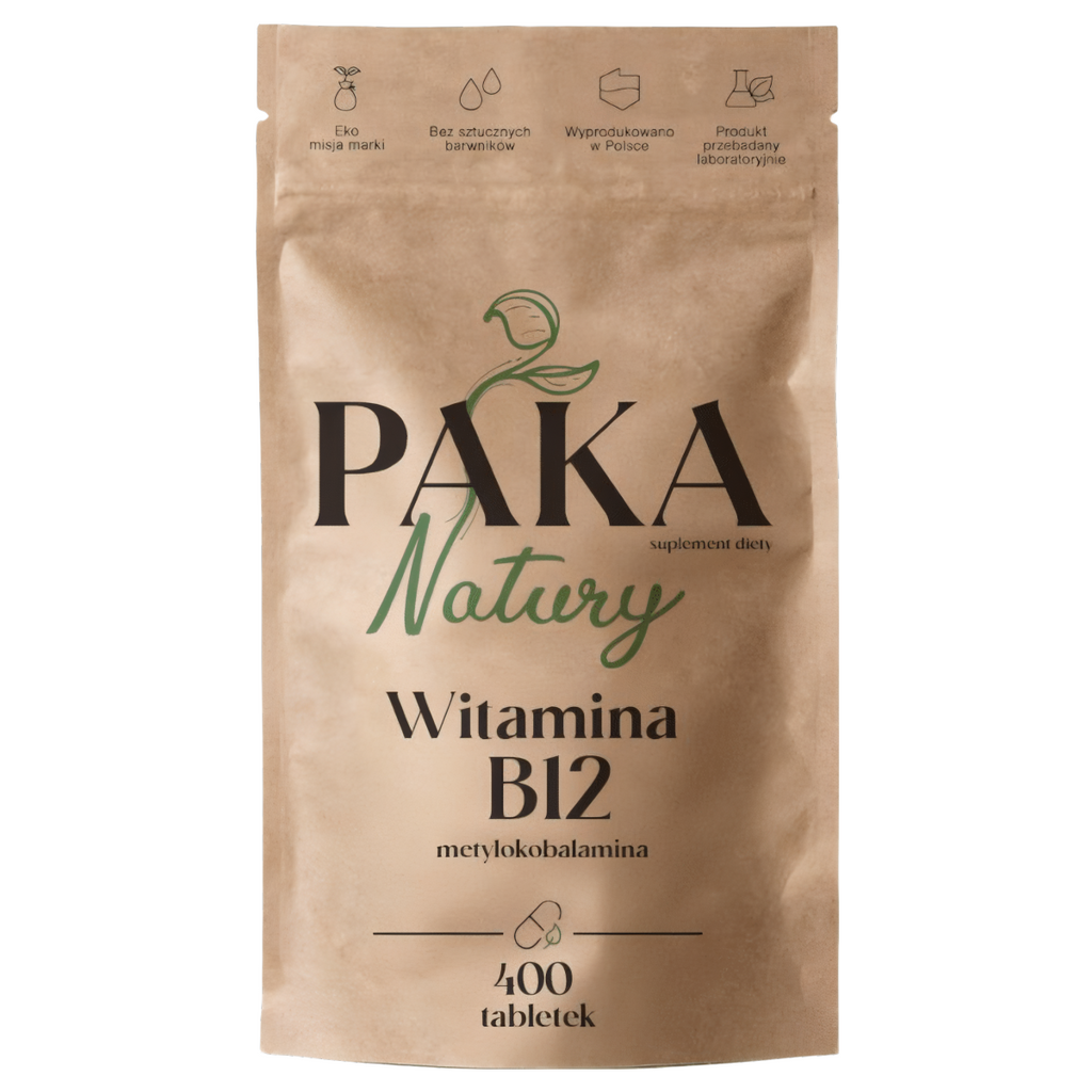 Witamina B12 Paka Natury - Wsparcie organizmu - 400 tabletek