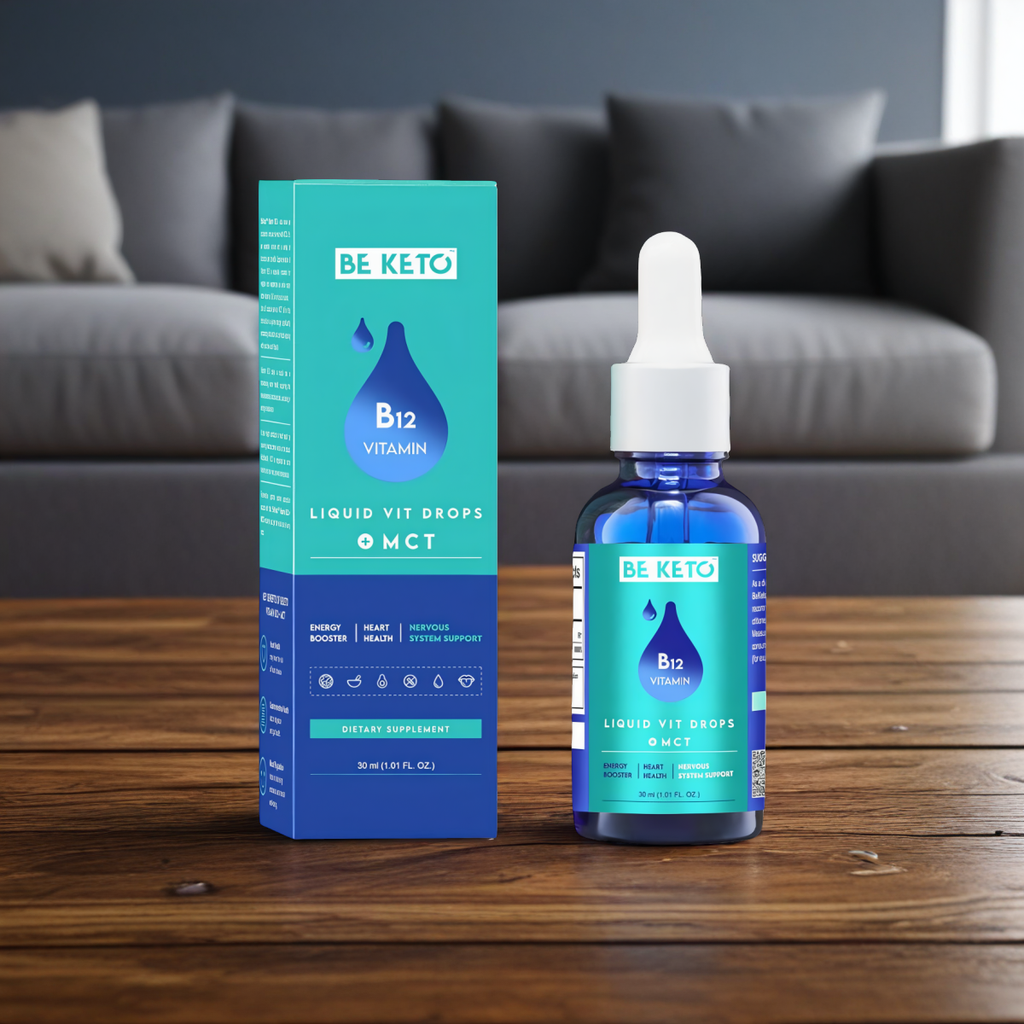 Witamina B12 z olejem MCT w kroplach BeKeto - 30 ml
