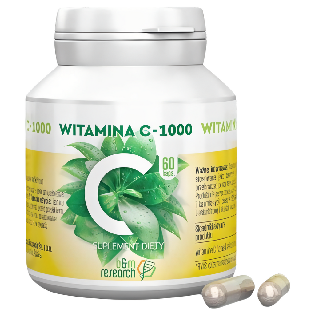 Witamina C 1000 Botamed - Chroni organizm przed wolnymi rodnikami - 60 kapsułek