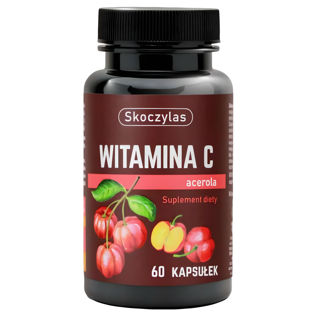Witamina C acerola Skoczylas - Wspomaga pracę układu odpornościowego - 60 kapsułek