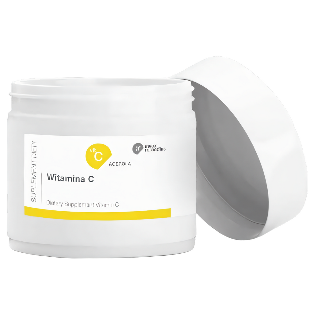 Witamina C + Acerola w proszku Invex Remedies - Wsparcie odporności - 100 g