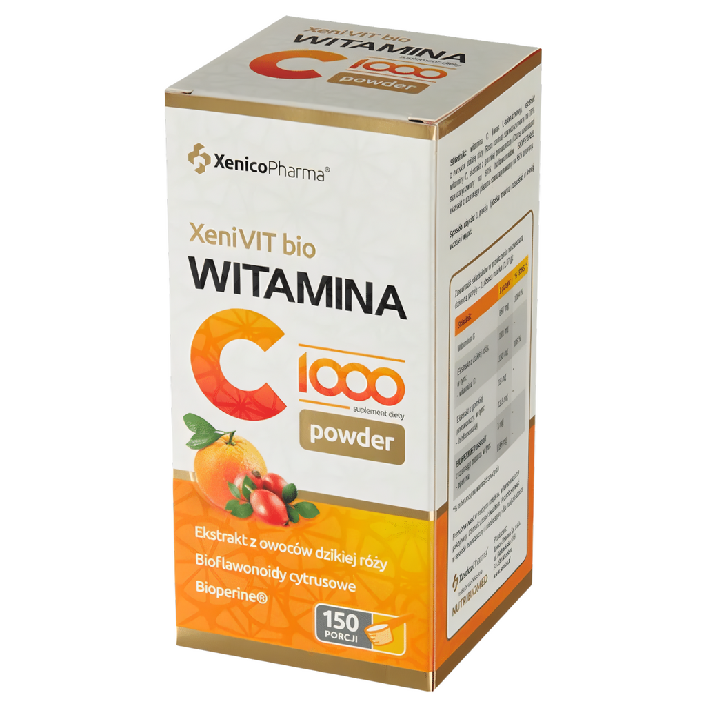 XeniVIT bio Witamina C 1000 Powder Xenico Pharma - 150 porcji