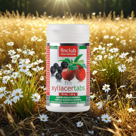 Xyliacertabs Finclub - Witamina C z aceroli oraz czarnej porzeczki - 90 tabletek
