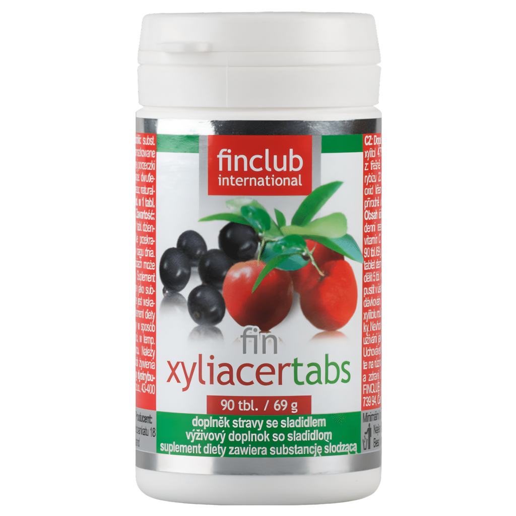 Xyliacertabs Finclub - Witamina C z aceroli oraz czarnej porzeczki - 90 tabletek