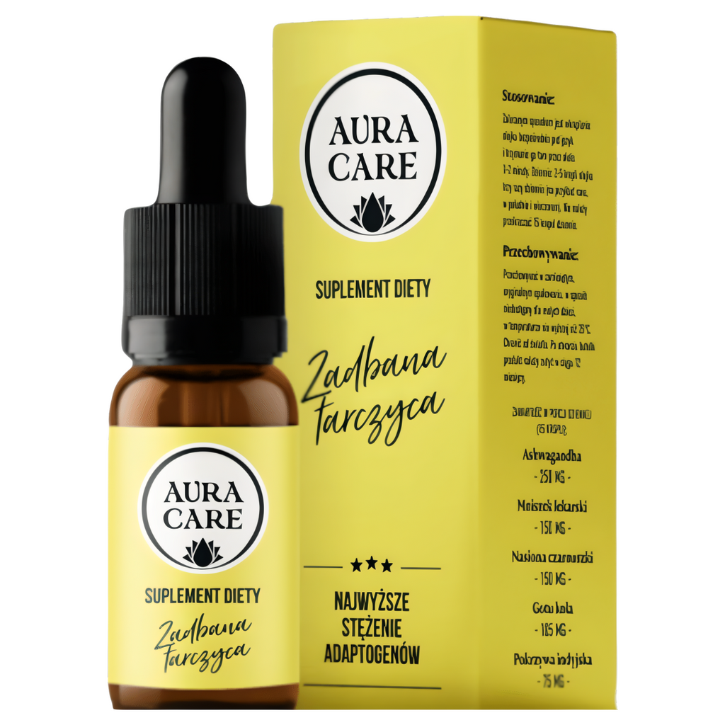 Zadbana tarczyca AURA CARE - Naturalne wsparcie tarczycy - 10ml, około 300 kropli