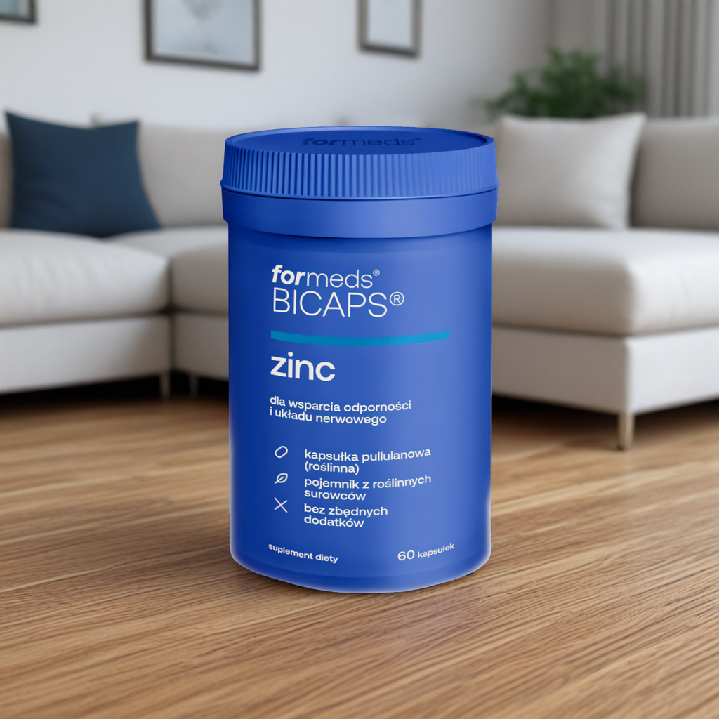 Zinc Formeds Bicaps - Dla wsparcia odporności i układu nerwowego - 60 kapsułek